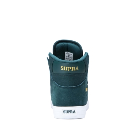 Tenis Altos Supra VAIDER Hombre Verde/Doradas/Blancas (MX-40712)